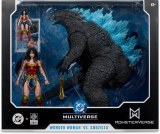 DC Multiverse Monsterverse Wonder Woman vs Godzilla Action Figure Pack