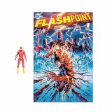 DC Page Punchers Flash 3 In Action Figure with Flashpoint Comic