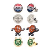 Loki Earrings Studs 4 Pack