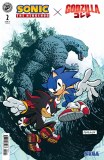Sonic the Hedgehog x Godzilla #2 Cvr B