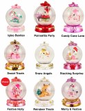 Snow Globe Ornaments Unicorno Holiday Sparkle Blind Box Figurine