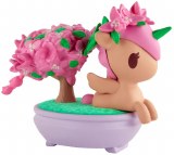 Unicorno Botanical Bonsai Pink Bougainvillea Bonsai Figurine