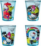 Sanrio Hello Kitty and Friends 4 Pack Shot Glass