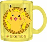 Pokemon Sparkle Pikachu Stained Glass 17.5oz Coffee Mug