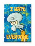 Spongebob Sqidword I Hate Everyone Magnet