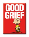 Peanuts Red Good Grief Magnet