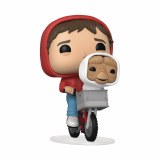 POP Movies ET 40th Anniversary Elliott with ET in Bike Basket Vinyl Figure