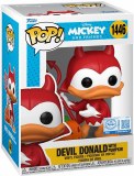 POP Disney Mickey and Friends Devil Donald w/Pumpkin EE Exclusive Vinyl Figure