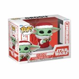 POP Stsr Wars Santa Grogu The Mandalorian Vinyl Figure