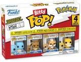 Bitty POP Pokemon 4 Pack Squirtle/Eevee/Growlithe/Psyduck Vinyl Figures