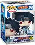 POP Animation Naruto Sasuke Uchiha Glow in the Dark EE Exclusive Vinyl Figure