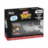 Bitty POP Star Wars Han Solo w/Millennium Falcon Vinyl Figure