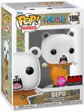 POP Animation One Piece Bepo AAA Anime Flocked Exclusive Vinyl Figure