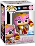 POP DC Heroes DC x Sonic the Hedgehog Amy as Wonder Woman Vinyl Figure