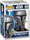 POP Star Wars The Mandalorian and Grogu Mandalorian with Grogu Vinyl Figure
