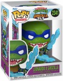 POP Animation Teenage Mutant Ninja Turtles x Godzilla Leonardo x Godzilla Vinyl Figure