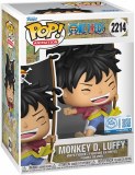 POP Animation One Piece Monkey D Luffy w/Flag EE Exclusive Vinyl Figure