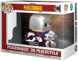 POP DC Heroes Peacemaker TV Peacemaker on Peacecycle Rides Vinyl Figure