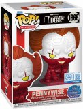 POP TV It Welcome to Derry Blood Pennywise Shelf Sitter EE Exclusive Vinyl Figure