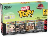 Bitty POP Jurassic Park Ellie Sattler/Ian Malcolm/Triceratops/Brachiosaurus Vinyl Figurine 4Pk