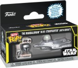 Bitty POP Star Wars The Mandalorian N1 Starfighter w/Grogu Rides Vinyl Figure Set