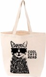 Cool Cats Read Tote Bag