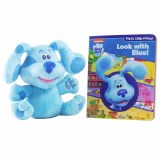 Nickelodeon Blues Clues 1st Look Find Gift Set Book and Blue Plush