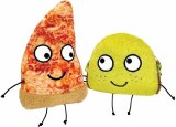 Pizza and Taco Plush Puppet Set