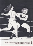 Queen of the Ring HC Wrestling Drawings by Jaime Hernandez 1980-2020