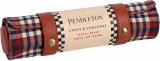 Pendleton Chess & Checkers Set Travel Ready Roll Up Game