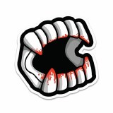 Bloody Chompers Sticker