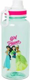 Disney Princess Girl Power 32 Ounce Water Bottle w/Sticker Sheet