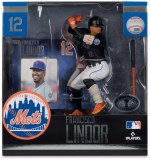 McFarlanes SportsPicks Legacy Series #16 NY Mets Francisco Lindor Platinum Edition Figurine