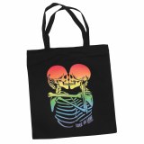 Kissing Skeletons Tote Bag