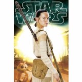 Star Wars Episode VII The Force Awakens Rey with Staff Poster