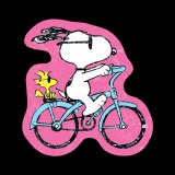 Snoopy Biking Buds Sticker
