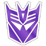 Transformers Decepticon Logo Sticker