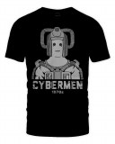 Dr. Who Cyberman 1970 T-Shirt Medium