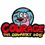 Courage the Cowardly Dog Logo Patch