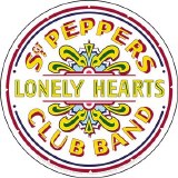 The Beatles Sgt Pepper Logo Sticker