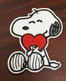Peanuts Snoopy Heart Patch