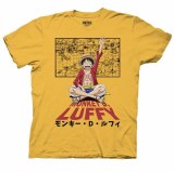 One Piece Monkey Map T-shirt Small