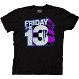 Friday the 13th 3D Black T-Shirt S