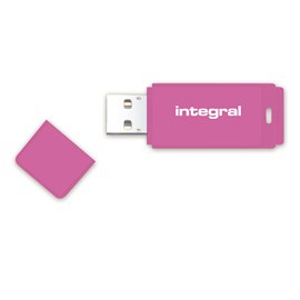 Integral USB Flash Drive 8GB NEON Pink
