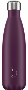 Chilly's 500ml Water Bottle Matte Purple