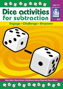 Dice Activities for Subtraction Lower and Middle Classes Age 6 to 9 Third and Fourth Class Prim Ed