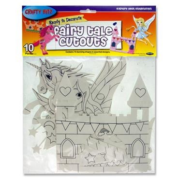 Paper Cut Outs Fairy Tale Packet Of 10 Crafty Bitz School Books