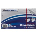 Envelopes Bre 50 Pack White Premier Stationery