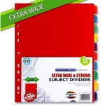 Dividers 10 Part Extra Wide Premier