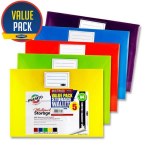 Premto Document Button Wallet A4 5 Pack Premto Document Button Wallet A4 5 Pack